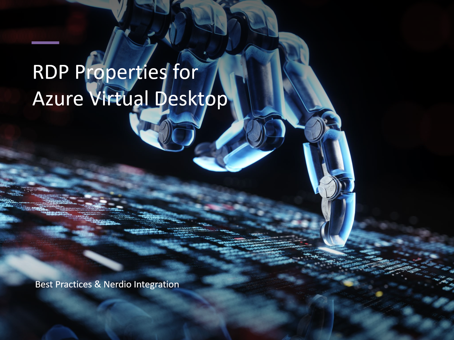 “Nerdio Office Hours December 2025 – Azure Virtual Desktop RDP Properties overview”