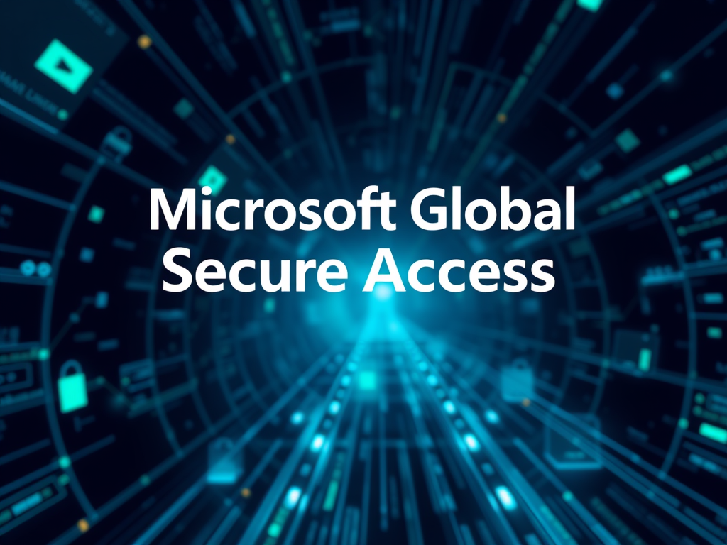 Microsoft Global Secure Access protecting Azure Virtual Desktop and Windows 365 through Microsoft Entra Private Access and Conditional Access.